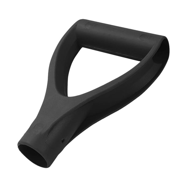 Mango de mango de pala, escobas de empuje livianas, accesorio resistente, soporte de pala Y negro