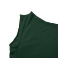 thumbnail image 4 of Duoif Camisole pour Femmes Style Mode de Rue Col en Biais Sans Manches Coupe Ajustée et Gilet Décontracté Hauts de Printemps Aubaines H S, 4 of 9