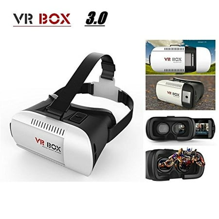3D VR Virtual Reality Headset with FREE Bluetooth remote