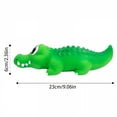 thumbnail image 3 of ACDANC Alligator Sensory Squeaky Dog Toy Natural Rubber Complies with Same Safety Standards as Baby Toys Soft Squeaky Small Breed Puppies, 3 of 4