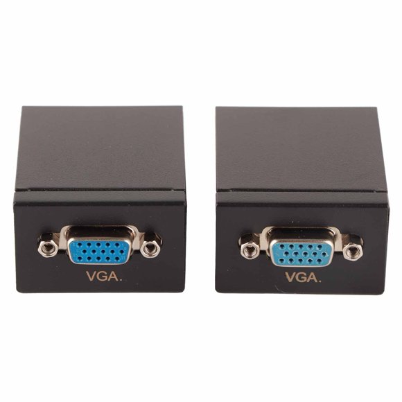 Transmisor y receptor extensor VGA RJ45 de 60 m Cable Ethernet CAT‑5/6