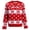Red Reindeer, variant on Gustave Christmas Sweater for Men Women Xmas Ugly Holiday Sweaters Long Sleeve Knitted Sweatshirt Couple Matching Funny Bear Printed Crewneck Pullover Tops