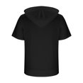 thumbnail image 4 of Pantalones para Hombres Cortos Casual Sólido Manga Corta Blusa con Capucha, Top de Bolsillo con Ajuste Suelto para Uso Al Aire Libre Y Diario, Tela de Poliéster, 4 of 9