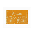 thumbnail image 1 of Bicycle Sport Illustration Yellow Pattern Photo Mount Frame Picture Art Painting Desktop 5x7 inch, 1 of 3