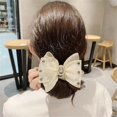 thumbnail image 3 of CLGZS Korean-Style Organza Girl Hair Ring Female Hair Head Rope Female Rubber Band Hair Rope Coil Hair Headdress (Color : D, Size : 1), 3 of 4