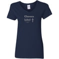 thumbnail image 2 of Choose Life 2.0 Ladies V Neck Tee, 2 of 6