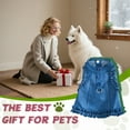 thumbnail image 2 of GASTROPOD Dog Dresses for Small Dogs Girl,Denim Small Dog Clothes,Casual Vibe with Button Puppy Clothes,Xxl, 2 of 7