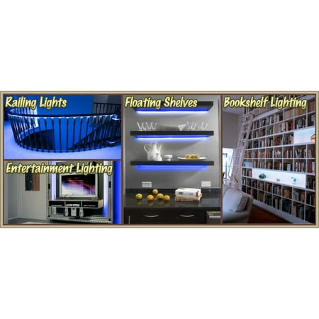 Biltek 16 4 Ft Blue Sofa Couch Back Light Led Backlight Accent