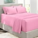 thumbnail image 1 of Juego de sábanas Queen con bolsillo extra profundo: se adapta a colchones de 18 a 24 pulgadas para dormitorio, hogar, apartamento, dormitorio, hotel, oficina, interior, juego de 6 piezas, rosa, 1 of 5