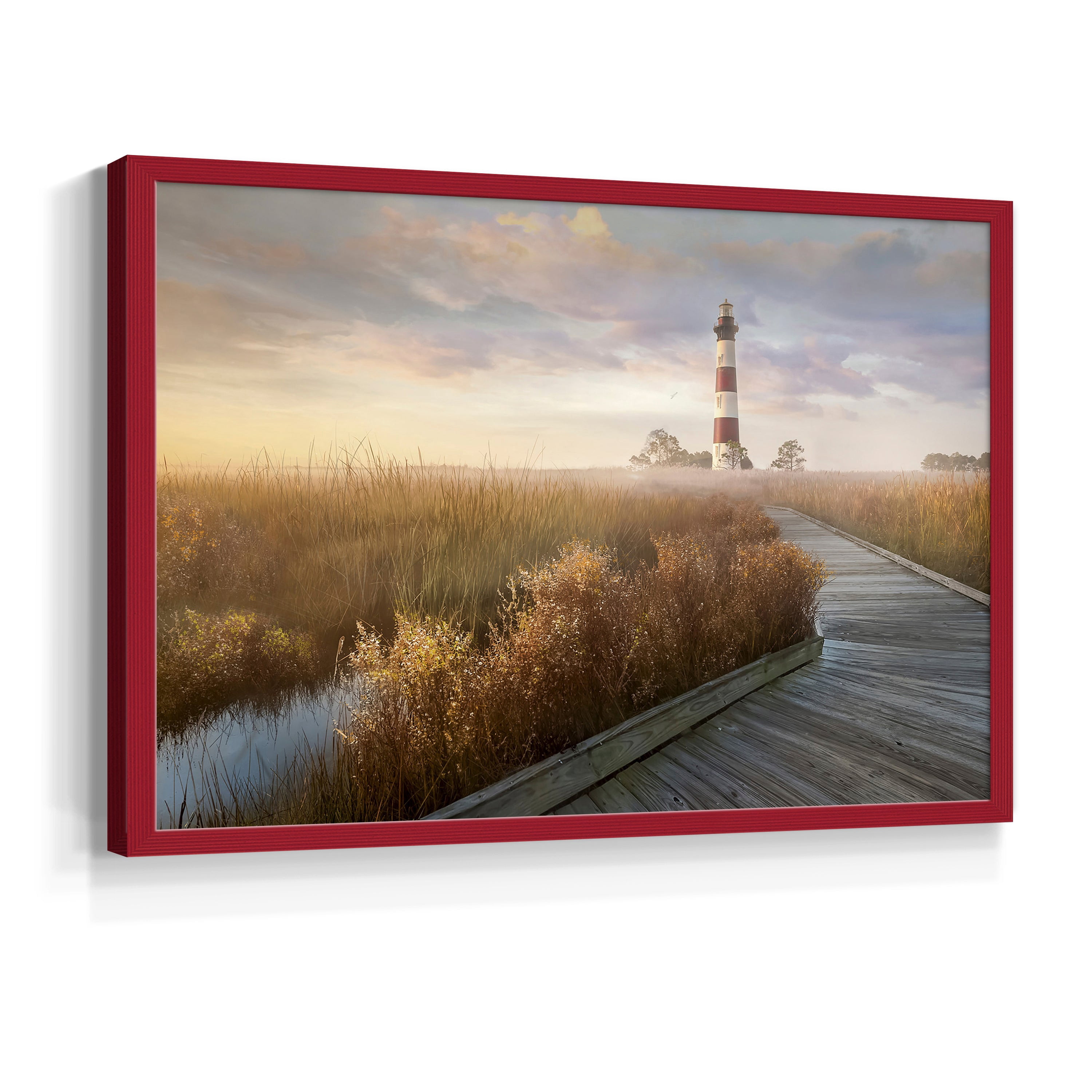 Private Path I by Mike Calascibetta - Restickable Framed Giclée Print