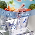 thumbnail image 4 of Reusable Storage and Preservation Slider Bags with Stand up Bottom Design for Freezer Use Kitchen Storage Containers Kitchen Food Storage Pantry Organization Household Food Storage Easy to Clean, 4 of 6