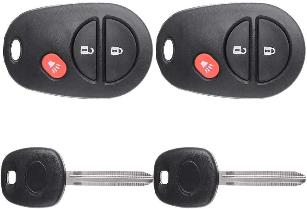 2 New Replacement Keyless Entry Remote Key Fob Cicker Transmitter for GQ43VT20T 