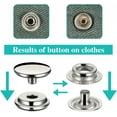 thumbnail image 3 of 25set 15mm Stainless Steel Snap Fastener Kit, Marine Grade Snap Fastener Stainless Steel Snap Buttons for  Sewing Leather Bags, 3 of 8