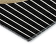 thumbnail image 3 of Addison Rugs Mayfield Premium Machine Washable Transitional Stripes Black Rectangle Rug, 9' x 12', 3 of 6