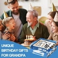 thumbnail image 4 of Grandpa Gifts for Birthday, Happy Birthday Gifts for Grandpa, Grandfather Birthday Gifts, Grandpa Birthday Gifts from Grandkids, Grandpa Birthday Decoration, Grandpa Birthday Blanket 60"X 50", 4 of 6