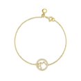 thumbnail image 1 of Diamondlite collection Zodiaque Zircon Cubique "Aquarius" constellation - Or, 1 of 1