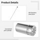 thumbnail image 4 of 21 púas de cóctel de metal, púas de cóctel de acero inoxidable con tarro de soporte, púas de aperitivo de metal reutilizables para brochetas de bebidas, martini, aceitunas, frutas, 4 of 6