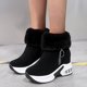 thumbnail image 5 of NECHOLOGY Botas Mujer Adulto Femenino Zapatos Botines para mujer Botas Cuñas Zapatos Breathable Thermal Women's Casual Fashion Slip en las botas de las mujeres (Black, 8.5), 5 of 7