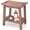 Brown, variant on Shower Bench for Inside Shower, Teak Brown HDPE Shower Stool Waterproof, Spa Bathroom Seat Chair with Handle, Storage Shelf & Adjustable Feet - Indoor/Outdoor, Weather Resistant