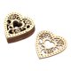 thumbnail image 1 of Decoración de madera Unique Bargains corazón Amor 3.1' x 3.1', 1 of 3
