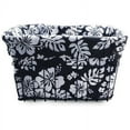 thumbnail image 2 of Cruiser Candy Bike Basket Liner Waterproof, Universal Fit for Most Bike Baskets, Stylish 2in1Tote, Bike Basket Cover, Front Wire Or Wicker Bike Baskets Fits Up to 15x12x10 - Sugar Skulls, 2 of 15