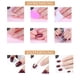 thumbnail image 4 of Uñas Navidad Rojo Press On Nails Nails For Girls, 4 of 5