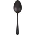 thumbnail image 1 of Mercer Culinary M35138BK 1.3 oz. Black Solid Bowl 9" Plating Spoon, 1 of 4