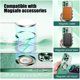 thumbnail image 4 of Funda magnética con purpurina para iPhone 16 Pro, compatible con MagSafe, protección completa, delgada, a prueba de golpes y arañazos, con protector de lente de cámara y red antipolvo para mujer, 4 of 8