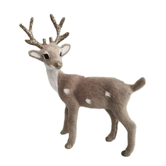 Pompotops Christmas Supplies Creative Sika Deer Decorations Mall Decorations Simulation Sika Deer Elk Clearance
