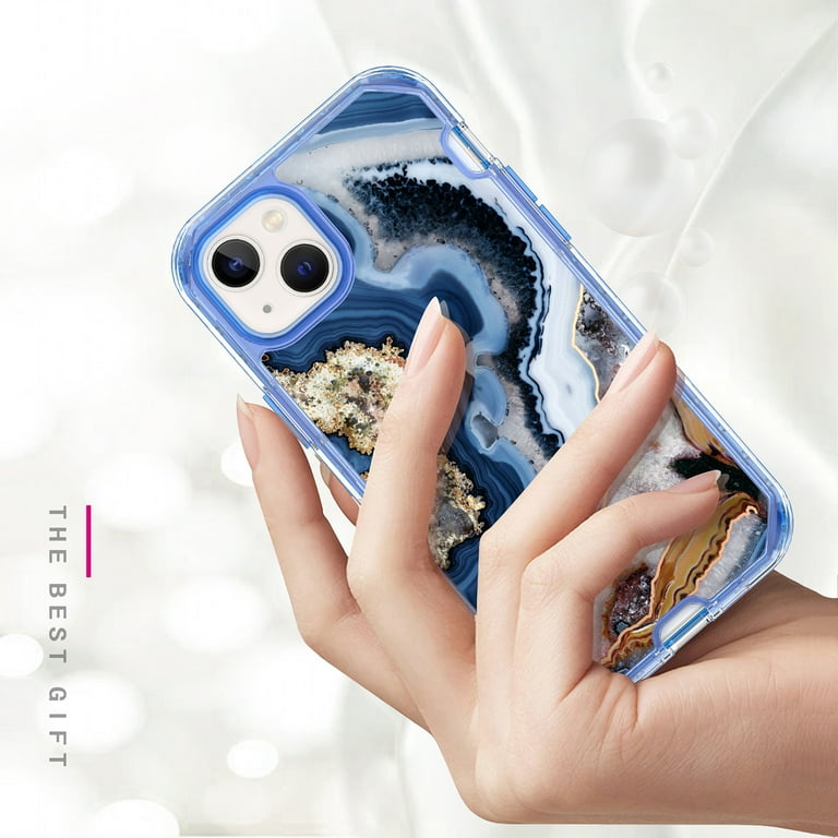 Marble Pattern Case for iPhone 12 Mini,Cute Heavy Duty in Full
