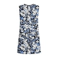 thumbnail image 7 of Mifsaly Floral Dress for Women Casual Crewneck Sleeveless Mini Dresses Lightweight Flowy Ruffle Tiered Summer Beach Vacation Sundress XXL, 7 of 7
