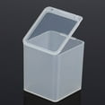thumbnail image 4 of 20 Pcs Boîte de Rangement en Plastique Transparent PP Couvercle de cube d'Outils de Rangement Mini Conteneur, 4 of 7