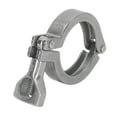 Triple Clamp 304 Stainless Steel 1 Pin Fixture Fitting with Wing Nut