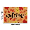 Autumn Warm Color Doormat Doormat Autumn Front Door Doormat
