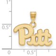 thumbnail image 2 of 14k Gold LogoArt University of Pittsburgh Small Pendant Q4Y002UPI, 2 of 3