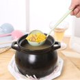 thumbnail image 5 of Cuchara de paja de trigo Cuchara para sopa Colador Dos en uno Mango largo Cuchara grande de plástico Vajilla Cuchara para olla caliente, 5 of 5