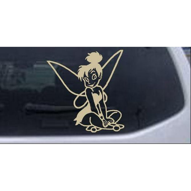 Tinkerbell sitting Car or Truck Window Decal Sticker