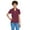 Burgundy, variant on Ladies' Pima Piqué Short-Sleeve Y-Collar Polo - WHITE - 3XL