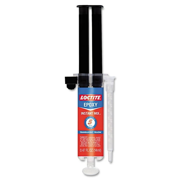 Loctite ITE-LOC1365868-ATY Instant Mix Epoxy, 0.47 oz Size, Clear Pack of 6