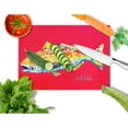 thumbnail image 2 of Caroline's Treasures Fish - Red Fish Alphonzo Glass Cutting Board Large, 2 of 2