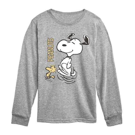 Peanuts - Snoopy Dance - Youth Boys Long Sleeve Graphic T-Shirt