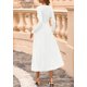 thumbnail image 5 of Vestido PRETTYGARDEN 2025 de punto midi blanco con mangas largas - S, 5 of 8
