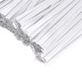 thumbnail image 3 of Uxcell 200Pcs Long Strong Paper Metallic Twist Ties for Tying Bread Candy Cookies Gift Bags Arts Crafts Ties White 3.94", 3 of 5