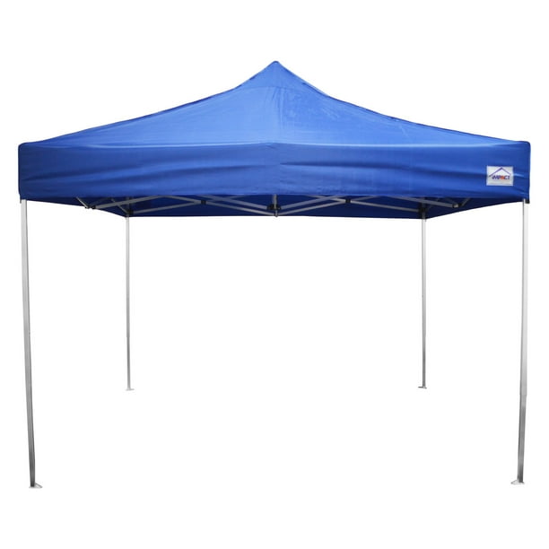 Impact Canopy 10 x 10 Pop Up Canopy Tent, Straight Leg Shelter, Ultra Light  Aluminum Frame, UV Coated, Canopy Accessories, White