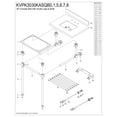thumbnail image 3 of Kingston Brass KVPK3030KASQB8 Templeton 30" Black Granite Console Sink with Acrylic Legs and Shelf (8-Inch, 3-Hole), Black Granite/Brushed Nickel, 3 of 4