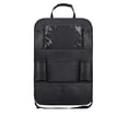 thumbnail image 1 of 2Pcs Car Backseat Organizer Oxford Cloth Large Capacity Compartmentalized Design Car Backseat Storage Bag Black, 1 of 6