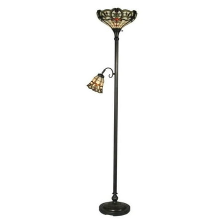 - Dale Tiffany Tompkins Tiffany Reading Light Torchiere