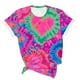 thumbnail image 5 of Fiudx Ofertas Relámpago Blusas Informales de Manga Corta con Cuello Redondo y Estampado a La Moda para Mujer, 5 of 5