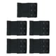 thumbnail image 2 of 3x5x Extensor de sujetador flexible para mujer 2 filas Extensión de sujetador Correas de ropa interior Negro 3 piezas, 2 of 8
