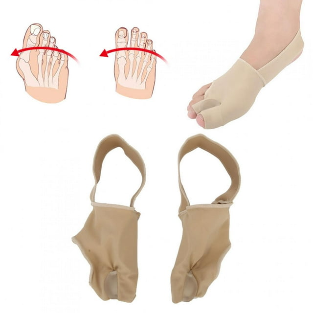 Corrector De Juanete Hallux Valgus, Herramienta De Corrección Elástica Amigable Con La Piel, Separador De Dedos, L40-45